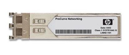 Picture of JD494A HPE SFP MINI GBIC 1 x 1000Base-LX Gigabit Ethernet Transceiver Module. New Bulk Pack.