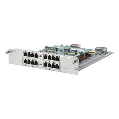 Picture of JD618A HP 16 Port 10/100/1000Base-T PoE Mim A MSR Module. Refurbished.