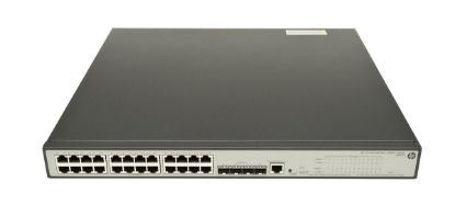 Picture of JE007A HP V1910-24G-PoE Managed Gigabit Ethernet 24-Ports Switch with 4 x SFP | Refurbished