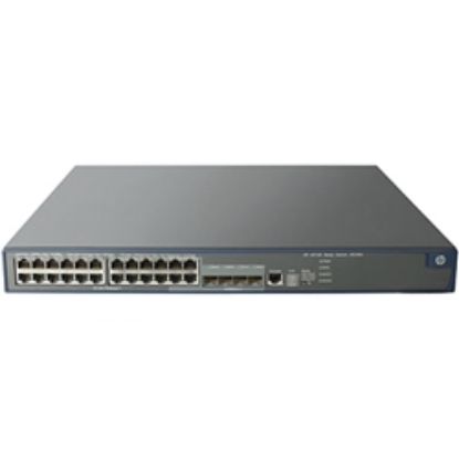 Picture of JG236-61001 HPE 5120-24g-poe+ 4 Dual-personality Ports Ei Switch With 2 Interface Slots 1 Psu Included. Refurbished.