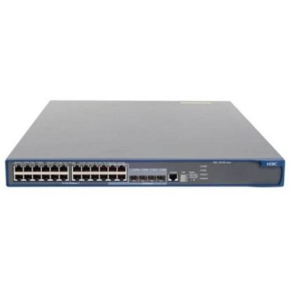 Picture of JG247A HP 5120-24G PoE+ EI TAA-Compliant Switch With 2 Slots. Refurbished.