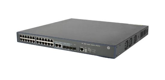 Picture of JG301C HP 3600-24-POE+ V2 EI 24-Ports Fast Ethernet Layer 3 Switch. New Bulk Pack.