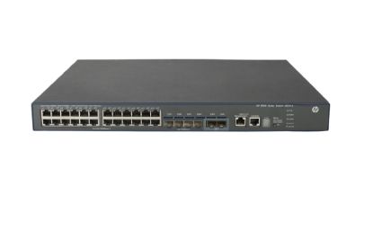 Picture of JG311A HP 5500-24G-4SFP HI Switch with 2 Interface Slots - 24 Ports - Manageable - 24 x RJ-45 - 8 x Expansion Slots - 10/100/1000Base-T. Refurbished.