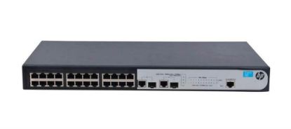Picture of JG538A#ABA HP ProCurve 1910-24 Switch Layer 3 Managed 24 X 10/100 + 2 X SFP Rack Mountable. Refurbished.