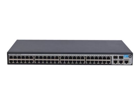 Picture of JG540-61101 HP 1910- 48 Port Switch -L3 - Managed - 48 X 10/100 + 2 X Combo Gigabit Sfp - Rack-Mountable. Refurbished.