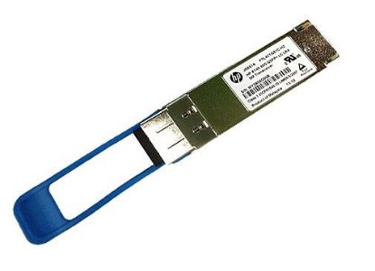 Picture of JG661-61001 HPE X140 40G Qsfp Lc Lr4 SM 10KM 1310NM Transceiver. New Bulk Pack.