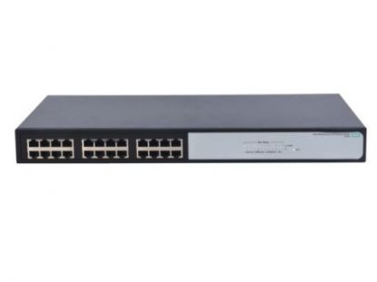Picture of JG708B#ABA HPE 1410 24G R Switch 24 Ports Unmanaged Desktop Rack Mountable. New Bulk Pack