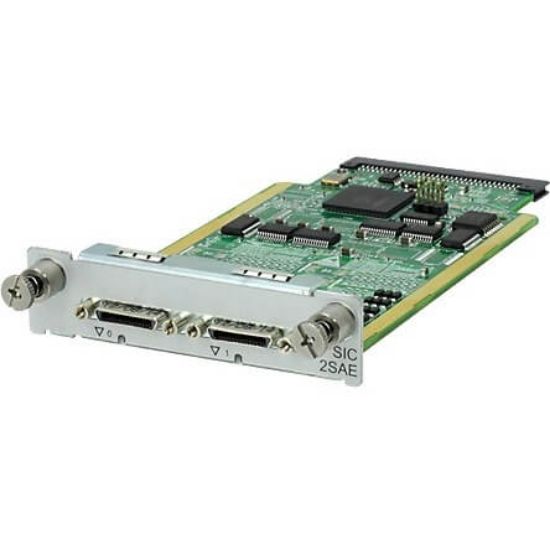 Picture of JG736A HPE MSR 2-Port Enhanced Sync/Async Serial SIC Module. Refurbished.