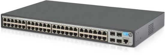 Picture of JG937A#ABA HPE 5130-48G-PoE+ 4SFP+ (370W) EI 48 Port Managed Switch. Refurbished.
