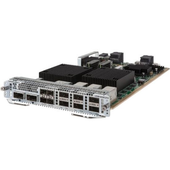 Picture of JH002A HP Flexfabric 7900 2-Port 100GBE CXP/6-Port 40GBE QSFP+/4-Port 10GBE SFP+ FX Module. New Bulk Pack.