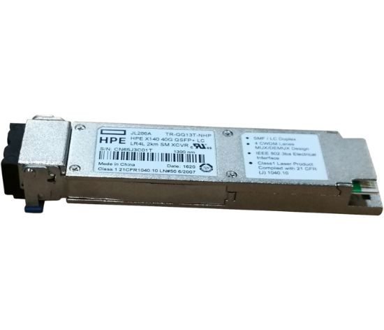 Picture of JH680A HP X140-QSFP+ Transceiver Module -40 Gigabit Lan. Refurbished.