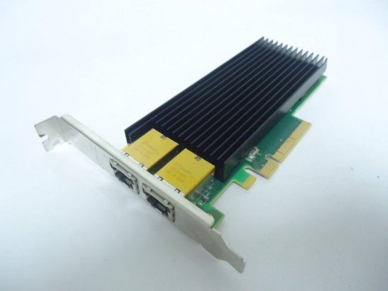 Picture of JH91D Dell Server Bypass Card Silicom PE210G2BP140-T-SD 2-Port PCI-E 10GBPS. Refurbished.