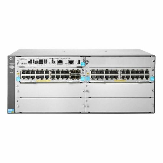 Picture of JL003A HPE Aruba 5406R 44GT PoE+ and 4 Port SFP+ Rack Mountable Switch | New Bulk Pack