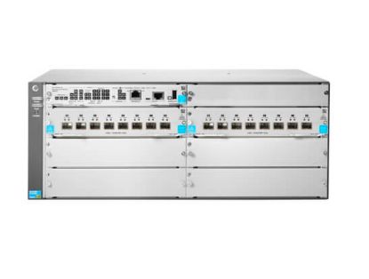Picture of JL095-61001 HPE 5406R 16 Port SFP No PSU V3 Zl2 Switch 16 Ports Managed Rack Mountable. Refurbished.
