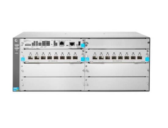 Picture of JL095-61001 HPE 5406R 16 Port SFP No PSU V3 Zl2 Switch 16 Ports Managed Rack Mountable. Refurbished.