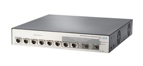Picture of JL169A HPE Officeconnect 1850 6XGT And 2XGT/SPF+Switch - 6 Ports - Managed - Desktop Rack-Mountable Wall-Mountable. Refurbished.