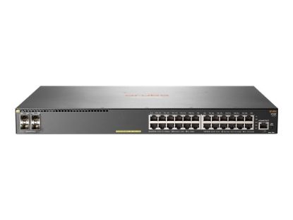 Picture of JL261A HPE Aruba 2930f 24G PoE+ 4SFP - Switch - 24-Ports Managed - Rack-Mountable | Refurbished
