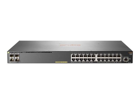 Picture of JL261A#ACF HPE Aruba 2930f 24G PoE+ 4sfp - Switch-24 Ports Managed - Rack-Mountable | Refurbished
