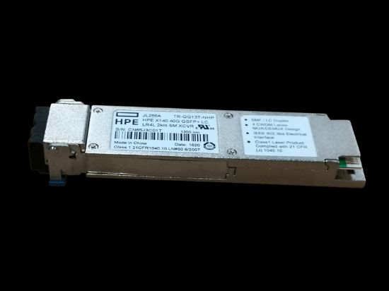 Picture of JL308-61001 HP Aruba X141 2-Strand - QSFP28 Transceiver Module - 40 Gigabit Lan. New Bulk Pack.