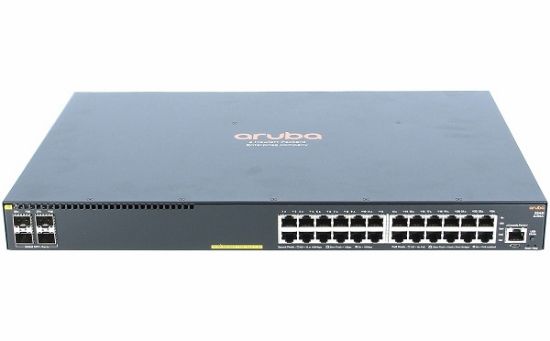 Picture of JL356-61101 HPE Aruba 24GBPS PoE+ 4sfp+ Ethernet Rack Mountable 24 Ports Switch | New Bulk Pack