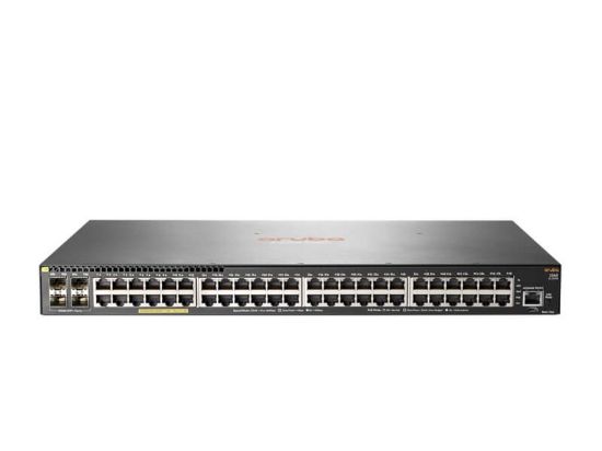Picture of JL357A#ABA HP Aruba 2540 PoE+ 4SFP+ 48 Ports Rack Mountable Switch | New Bulk Pack