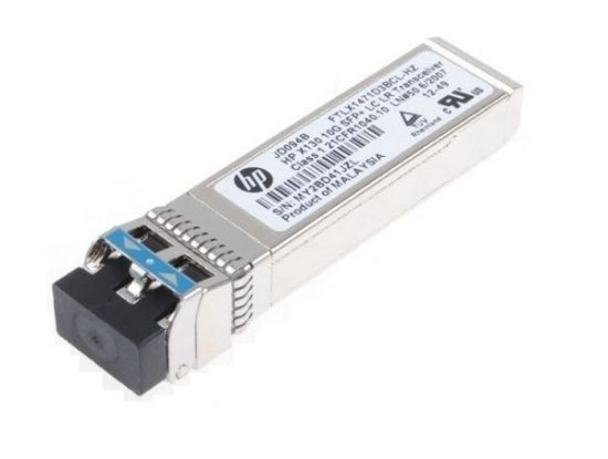 Picture of JL439A HP X130 Sfp+ Transceiver Module 10gbase-lr - Lc - Plug-in Module. New Bulk Pack.