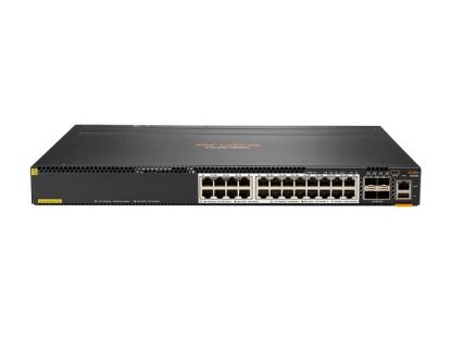 Picture of JL660-61101 HPE Aruba 6300M 24 Port HPE Smart Rate 1/2.5/5GB Class 6 PoE And 4 Port SFP56 Switch. Refurbished.