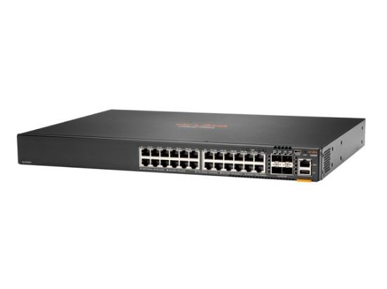 Picture of JL668-61001 HPE Aruba 6300f 24 Port 1GBE And 4 Port Sfp56 Switch. Refurbished.