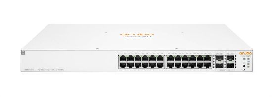 Picture of JL684-61001 HPE Aruba 28 Ports Class 4 PoE 4SFP/SFP+370 Watt Managed Switch | New Bulk Pack