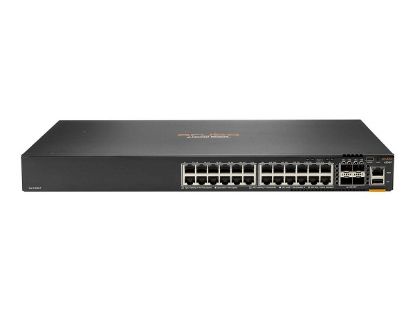 Picture of JL724A#ABA HPE Aruba 6200f 24G 4SFP+ Switch 28 Ports Managed Rack Mountable. New Bulk Pack.