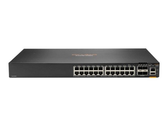 Picture of JL724A#ABA HPE Aruba 6200f 24G 4SFP+ Switch 28 Ports Managed Rack Mountable. New Bulk Pack.