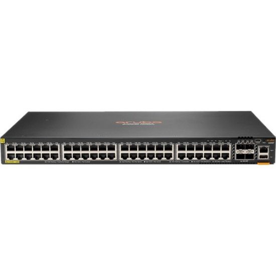 Picture of JL727A HPE Aruba 6200F 48G Poe 4SFP 370W Rack Mountable 52 Ports Managed Switch | New Bulk Pack