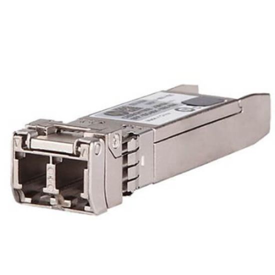 Picture of JW091A HP Aruba 10GBase-Sr LC Connector SFP+ XCVR. Refurbished.