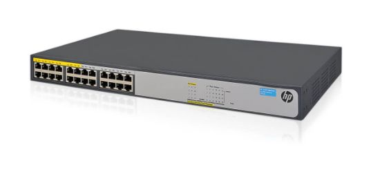 Picture of JW671A HP Aruba S1500-24P Mobility Access Switch With 24 Port Poe+ Ports Plus. Refurbished.