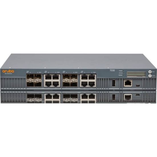 Picture of JW687A HP Aruba 8 x Network Rack-Mountable 7030 Wireless LAN Controller | Refurbished