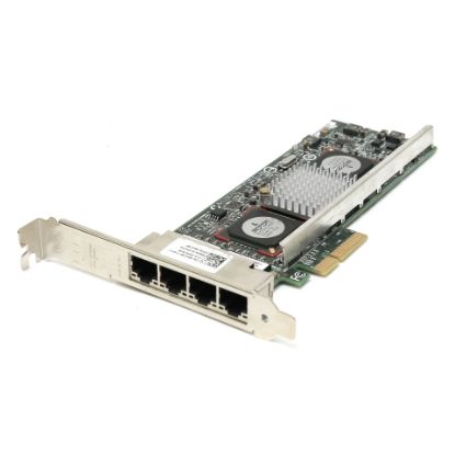 Picture of K013R Dell Broadcom NetXtreme II 5709 Gigabit Quad Port Ethernet PCIE-4 Convergence Network Interface Card. Refurbished.