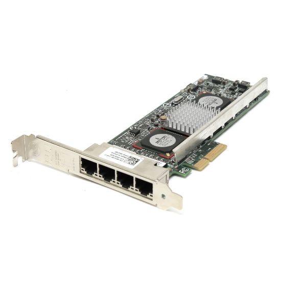 Picture of K013R Dell Broadcom NetXtreme II 5709 Gigabit Quad Port Ethernet PCIE-4 Convergence Network Interface Card. Refurbished.