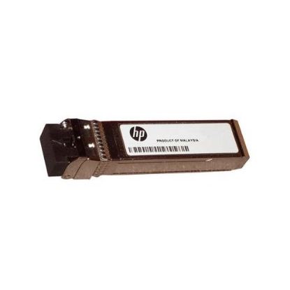 Picture of K2Q87A HPE B Series 16GBPS Short Wave Fibre Channel QSFP Transceiver Module. Refurbished.