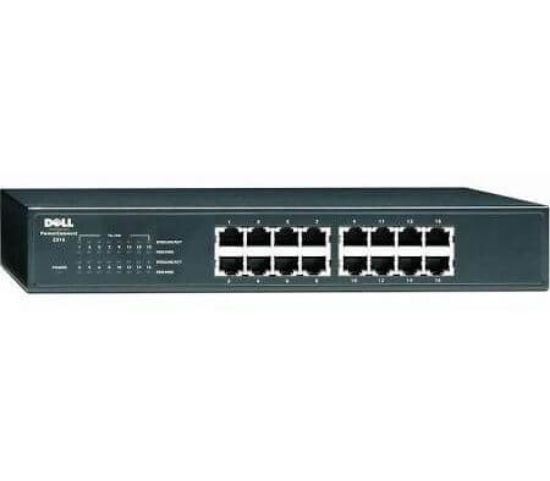 Picture of K4586 Dell Powerconnect 2216 16-Port Fast Ethernet Switch. Brand New