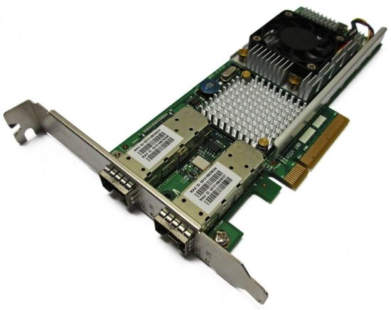 Picture of KJYD8 Dell Dual Port 10GB PCIE Broadcom 5711 Network Card. Refurbished.