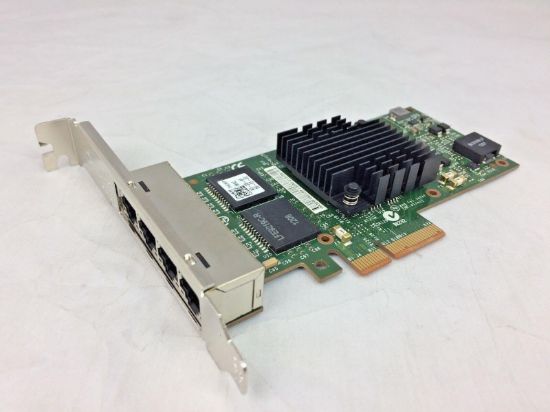 Picture of KM1M1 Dell Intel I350 Quad Port 1GB FH Network Adapter. Refurbished.
