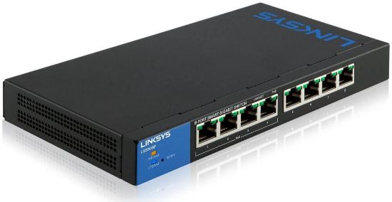 Picture of LGS308P Linksys Ethernet Switch 8-Ports 1000base-T | Brand New 3 Years Warranty