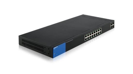 Picture of LGS318P LINKSYS 16 X Poe - 2 X RJ-45 - 2 X Expansion Slots 18-Ports Ethernet Switch | Brand New 3 Years Warranty