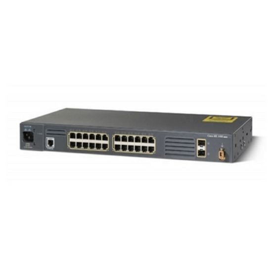 Picture of ME-3400-24TS-A Cisco ME 3400 Switch - 24 10/100 + 2 SFP, AC PS | Refurbished