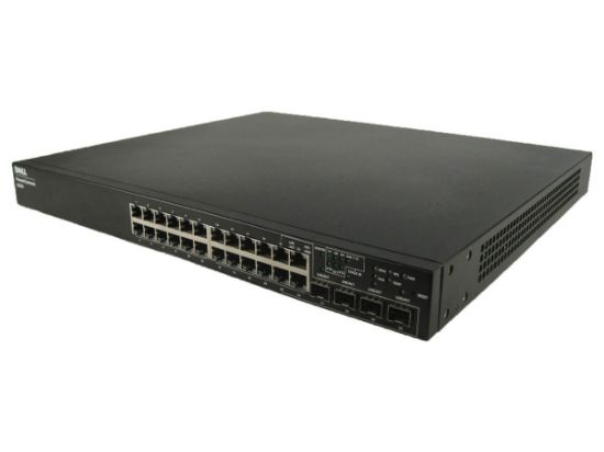 Picture of MK832 Dell Powerconnect 6224 24 Port Gigabit Switch. Refurbished.