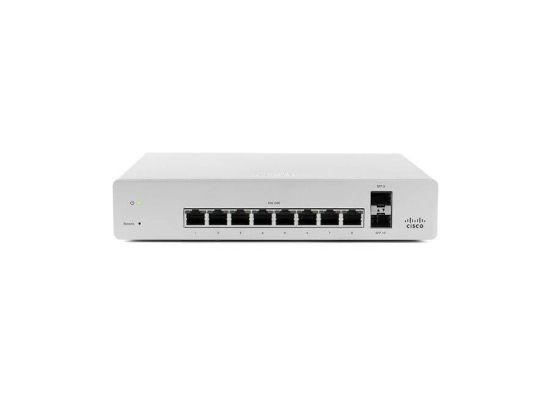 Picture of MS220-8-HW Cisco Meraki Cloud Managed Switch - 8 Ethernet Ports | Refurbished