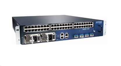 Picture of MX80-48T-AC Juniper MX80-48T 3D Universal Edge Router,48 Ports,Management Port,4 Slots,Gigabit Ethernet, Redundant Power Supply, 2U, Rack-Mountable. Refurbished.