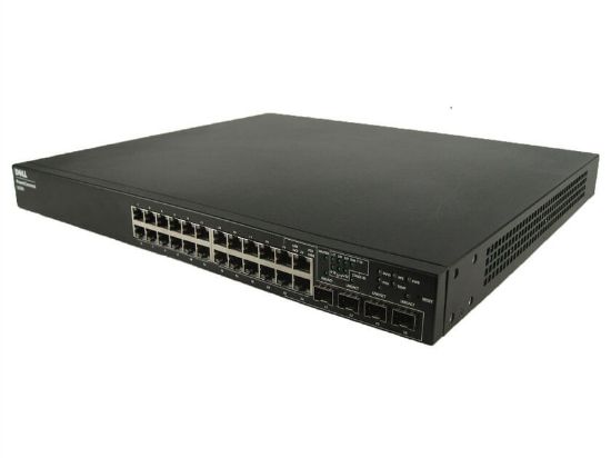 Picture of MY287 Dell Powerconnect 6224 24 Port Gigabit Switch. Refurbished.