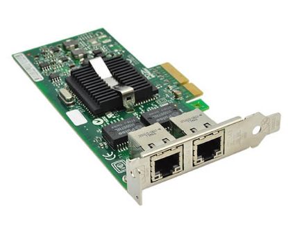 Picture of N27204 Dell Broadcom 5720 2-Port PCI-E 2.0X1 1GBPS RJ45 Half-Height W/O Bracket. Refurbished.