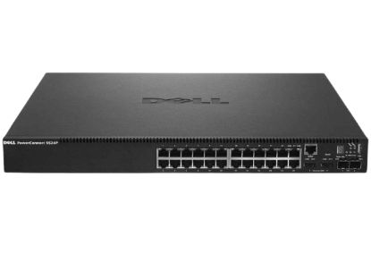 Picture of N3024ET-ON Dell 24-Ports RJ-45 10/100/1000Mbps auto-sensing ports Layer 3 Switch. Refurbished.